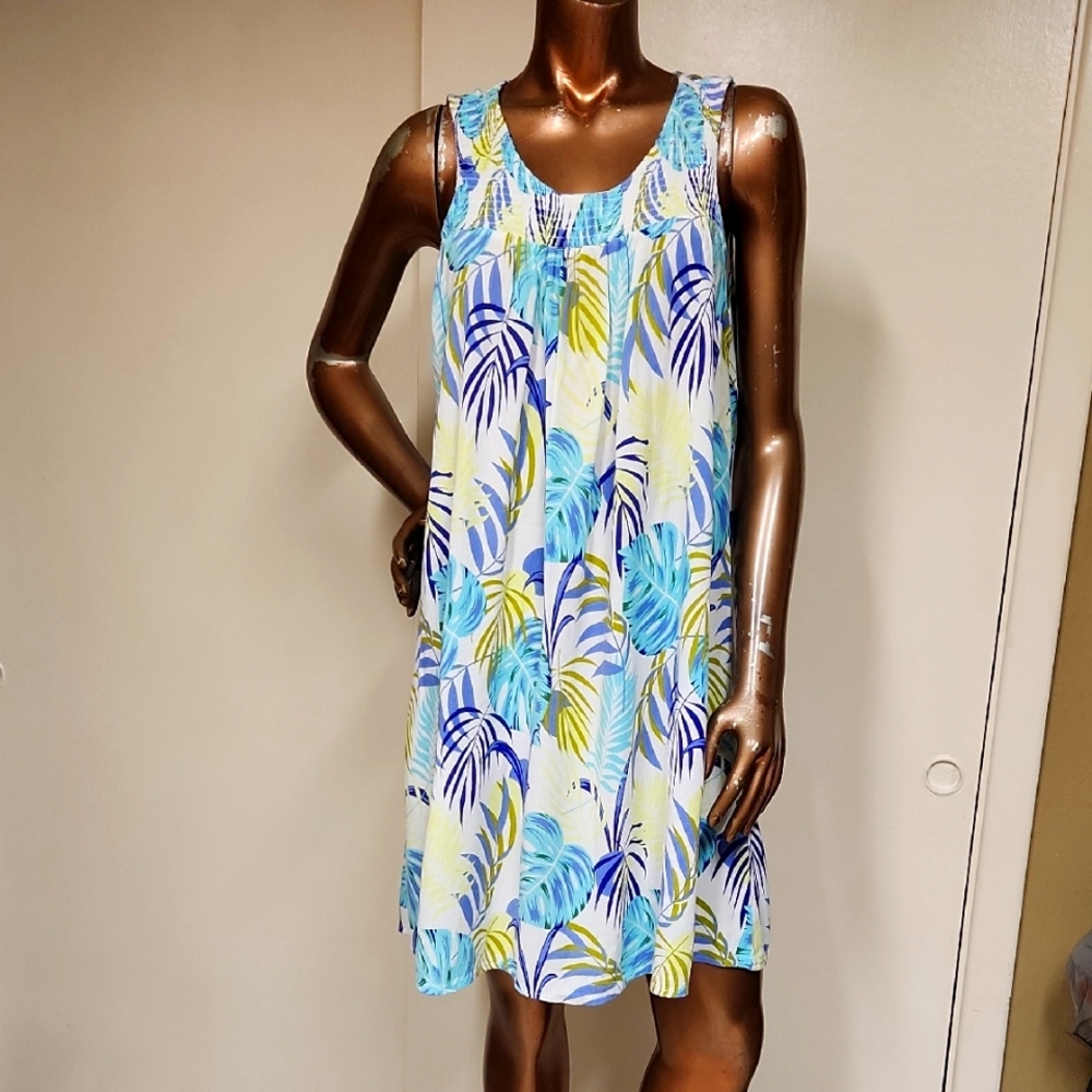 Water Lily Tropical Night Gown/Swim Cover